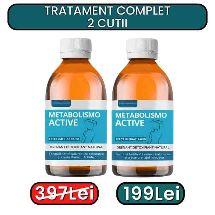 Due bottiglie di Metabolismo Attivo per trattamento completo.