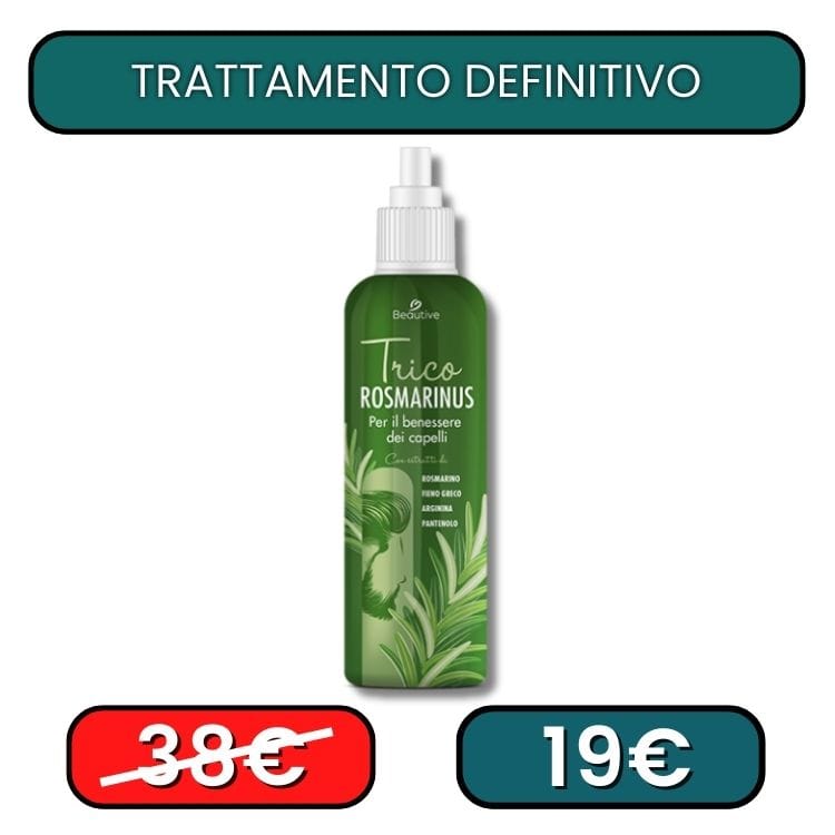 Spray Trico anticaduta capelli con rosmarino e erbe naturali.