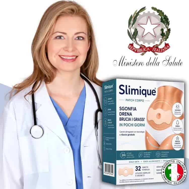 Cerotti drenanti Slimique per perdita peso e detox del corpo.