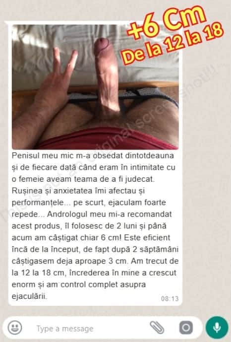 Integratore per aumentare la lunghezza del pene di 6 cm.