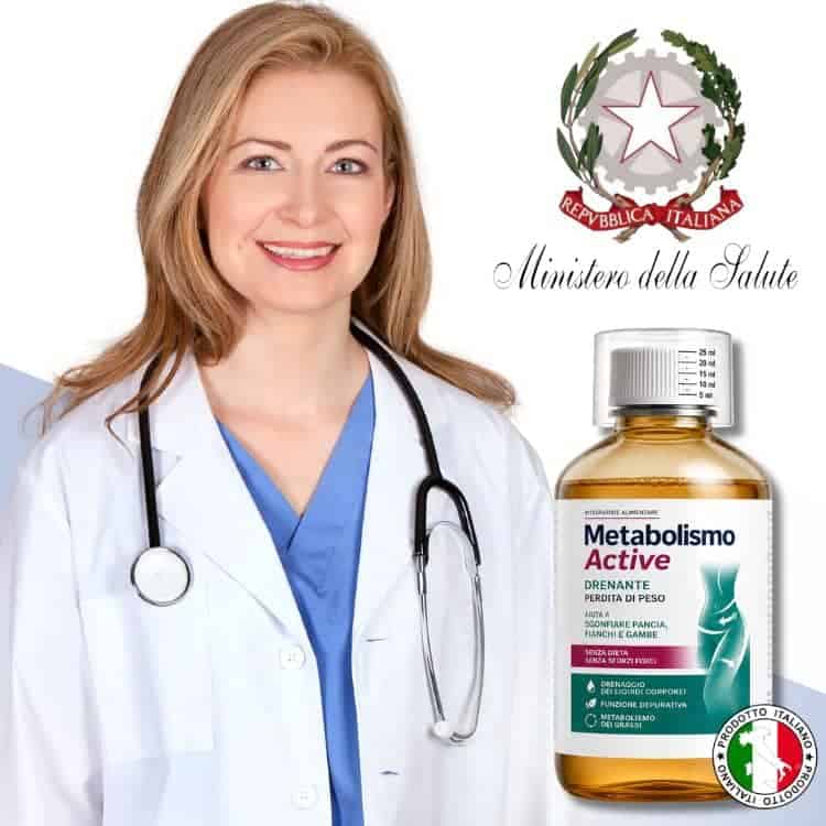Integratore Metabolismo Active per perdita di peso e salute.